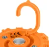 A close-up view of the top part of an orange warning light, showing a hook and some markings. Podgląd zdjęcia produktu