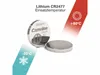 A Camelion Lithium CR2477 battery is shown with temperature range indicators. Náhled obrázku produktu
