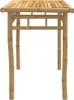 vidaXL Zahradní jídelní stůl 110x55x75 cm bambusový Náhled obrázku produktu 5