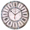 12 Zoll dicke Küchenwanduhr aus Holz – Retro-Bauernhausuhr, Produktbild-Vorschau 1