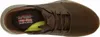 A top-down view of a brown Skechers Slip-Ins shoe. Voir les images du produit