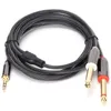 3.5mm à double ligne audio 6.35mm,Câble audio 3.5mm à Voir les images du produit 5