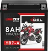 Langzeit Gel Motorradbatterie YB7-A 8Ah 12V Produktbild-Vorschau 4