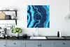 MuchoWow® Poster Achat - Neon - Blau - Edelstein 75x75 cm - Produktbild-Vorschau 3