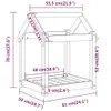 The Living Store Hundebett Honigbraun 61x50x70 cm Produktbild-Vorschau 8