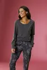 Vivance Dreams Pyjama 2 -teilig anthrazit Größe 36/38 Produktbild-Vorschau 3