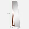 HOMCOM Grand miroir pleine longueur rectangulaire, 37 x 160 Voir les images du produit 5