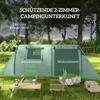 Outsunny Campingzelt für 3-4 Personen wasserdicht Produktbild-Vorschau 4