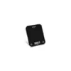 A black digital kitchen scale with a gray border is shown on a white background. Voir les images du produit