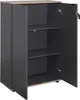 Komoda se zámkem CORNO, antracit/dub Náhled obrázku produktu 2