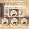 Merax Schminktisch mit LED Spiegel und Beleuchtung, Produktbild-Vorschau 8