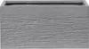 BELIANI Blumentopf Grau 50 x 23 x 24 cm Lehm-Faser-Mischung Produktbild-Vorschau 1