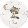 MuchoWow® Mauspad Mousepad Aquarell - Sei mutig - Zitate - Produktbild-Vorschau 1