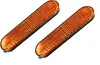 2x Reflektor gelb abgerundet, Katzenauge, Seitenstrahler, Produktbild-Vorschau 2