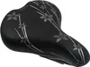 Selle Montegrappa Sattel HAPPY FLOWERS Schwarz Fahrrad Produktbild-Vorschau 5