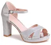 topschuhe24 3231 Damen Glitzer Riemchen Sandaletten Produktbild-Vorschau 2