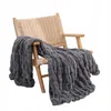 Měkká šedá deka Cozyglam 100x160 hřejivá přikrývka na Náhled obrázku produktu 4