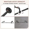 Industrielle Wand Kleiderstange aus Rohr, wandmontierter Produktbild-Vorschau 5