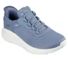 A single blue Skechers BOBS SQUAD CHAOS - I SLIP-INS shoe is shown against a white background. Produktbild-Vorschau