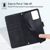 Hülle für Motorola Moto G54 Prägung Flip Leder Brieftasche Produktbild-Vorschau 5
