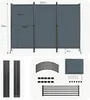 WOLTU Paravent 3-teilig 255x181 cm, Raumteiler klappbar, Produktbild-Vorschau 4
