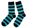 Damen Basic Socken aus Baumwolle Ringel und Punkte Türkis Produktbild-Vorschau 1