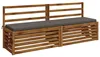 Bankkussen SOEST 100% Polyester Grijs 180 x 40 x 5 cm Productafbeelding-voorbeeld 2