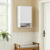 Mueble de baño HOMCOM para montaje en pared, con estantes y Vista previa de la imagen del producto 7