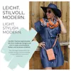 styleBREAKER Damen Mini Umhängetasche V-Klappe Karten, Produktbild-Vorschau 8