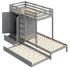 OKWISH Lit superposé 90×200 cm avec lit gigogne 90×190 cm, Voir les images du produit 3