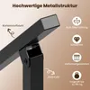 Close-up of a black metal handrail joint with text highlighting its features. Podgląd zdjęcia produktu