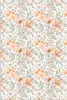 MuchoWow® Poster Blumen - Muster - Pastell 40x60 cm - Produktbild-Vorschau 1