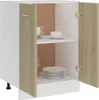 vidaXL Unterschrank Lyon Sonoma-Eiche 60x46x81,5 cm Produktbild-Vorschau 3