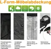 Gartentisch Abdeckung 155x95x68cm Wasserdicht Oxford Produktbild-Vorschau 7
