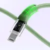 QUALO Transparentes Nylonkabel USB-C – Lightning 1,5 m 2,4A Produktbild-Vorschau 5