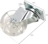 KOTARBAU® 6er Set Möbelrollen Ø 50 Lenkrollen Ohne Bremsen Produktbild-Vorschau 3