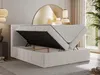 MKS MEBLE Boxspringbett 180x200 Hellgrau Cord, Produktbild-Vorschau 3