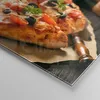 Bilder auf glas - Einteilig - Pizza Käse Tomaten - 80x120cm Produktbild-Vorschau 5