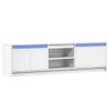 Maison Exclusive - TV-meubel met LED-verlichting, wit, Productafbeelding-voorbeeld 5