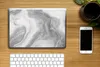 MuchoWow® Laptop Aufkleber Sticker Cover Weiß mit schwarzem Produktbild-Vorschau 2
