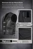 PAULGOS gilet in pelle biker cowl club waistcoat chopper Anteprima dell’immagine prodotto 5