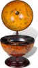 vidaXL Minibar Globe Rack à bouteilles en bois d'eucalyptus Voir les images du produit 6
