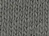 A close-up view of grey knitted fabric. Produktbild-Vorschau