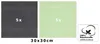 Betz 10 Stück Seiftücher 30x30 cm PALERMO 100% Baumwolle  Produktbild-Vorschau 2