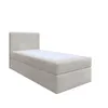 A single bed frame with a headboard, shown from a three-quarter angle against a white background. Produktbild-Vorschau