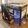 Hoogslaper 140x200 cm met opbergtrap en lades, zijrooster, Productafbeelding-voorbeeld 3