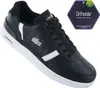LACOSTE T-Clip Leather - Baskets pour homme en cuir noir Voir les images du produit 1