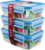 EMSA Clip & Close Freshness Container 1l Set of 3 blue Náhľad obrázku produktu 1