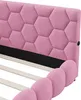 CDGlobal Letto imbottito 140x200cm con USB, Divano letto Anteprima dell’immagine prodotto 9