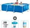 Intex-Schwimmbecken mit rechteckigem Rahmen – 220 x 150 x Produktbild-Vorschau 1